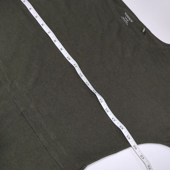 Toad&Co Dress Womens Large Green MizDress Knee Length 3/4 Sleeves Dark Green - Picture 10 of 12